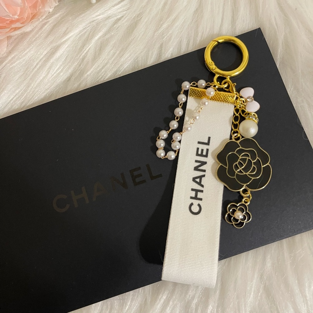Handmade Ribbon Bag Charm